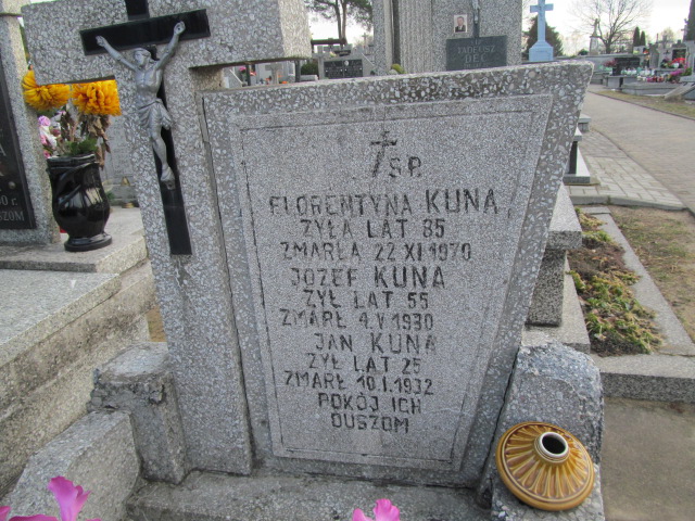 Jan Kuna Skarżysko Kościelne - Grobonet - Wyszukiwarka osób pochowanych