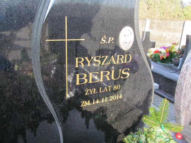 Ryszard Berus Skarżysko Kościelne - Grobonet - Wyszukiwarka osób pochowanych