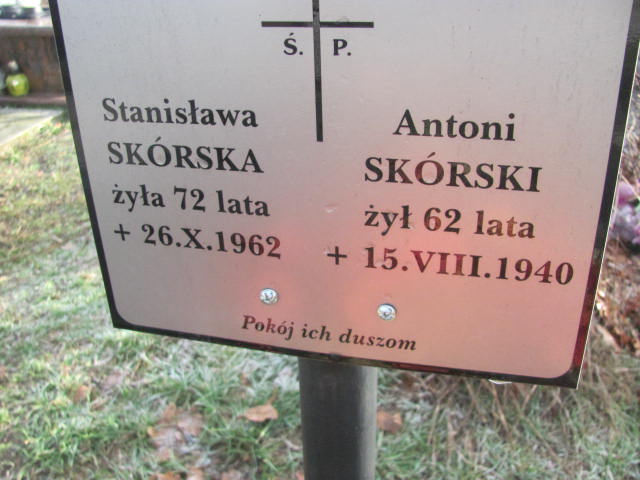 Stanisława Skórska 1891 Skarżysko Kościelne - Grobonet - Wyszukiwarka osób pochowanych