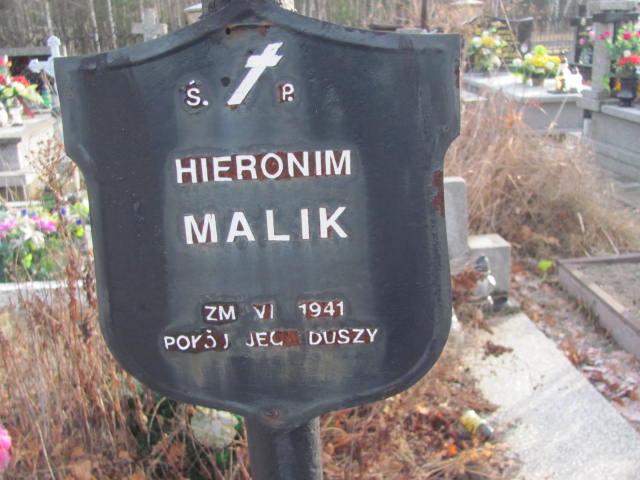 Hieronim Malik Skarżysko Kościelne - Grobonet - Wyszukiwarka osób pochowanych