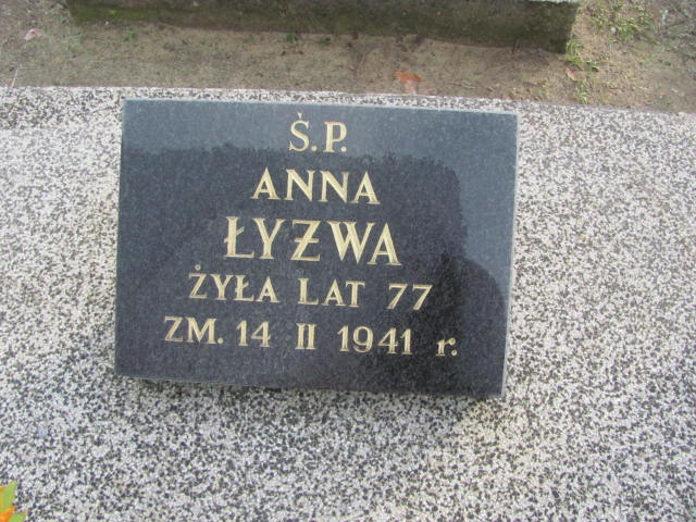 Anna Łyżwa Skarżysko Kościelne - Grobonet - Wyszukiwarka osób pochowanych