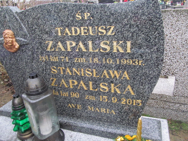 Wojciech ZAPALSKI 1954 Skarżysko Kościelne - Grobonet - Wyszukiwarka osób pochowanych