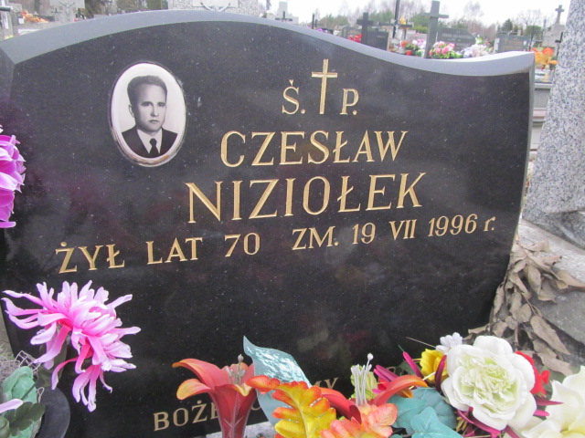 Mariusz NIZIOŁEK 1955 Skarżysko Kościelne - Grobonet - Wyszukiwarka osób pochowanych