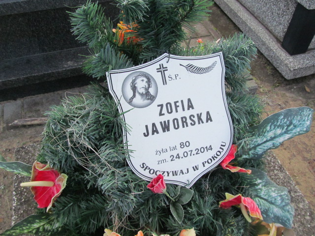 Zofia Jaworska 1934 Skarżysko Kościelne - Grobonet - Wyszukiwarka osób pochowanych