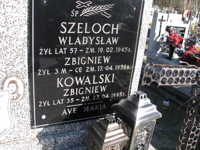 Zbigniew Władysław Szeloch 1956 Skarżysko Kościelne - Grobonet - Wyszukiwarka osób pochowanych