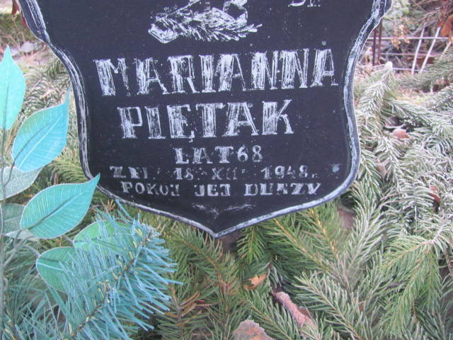 Marianna Piętak 1881 Skarżysko Kościelne - Grobonet - Wyszukiwarka osób pochowanych