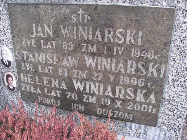 Jan Winiarski Skarżysko Kościelne - Grobonet - Wyszukiwarka osób pochowanych