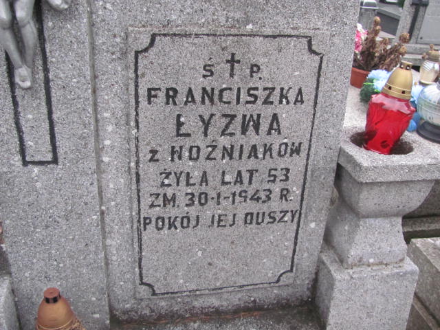 Franciszka Łyżwa Skarżysko Kościelne - Grobonet - Wyszukiwarka osób pochowanych